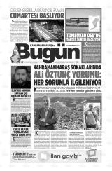 KAHRAMANMARAŞ'TA BUGÜN