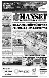 KAHRAMANMARAŞ MANŞET