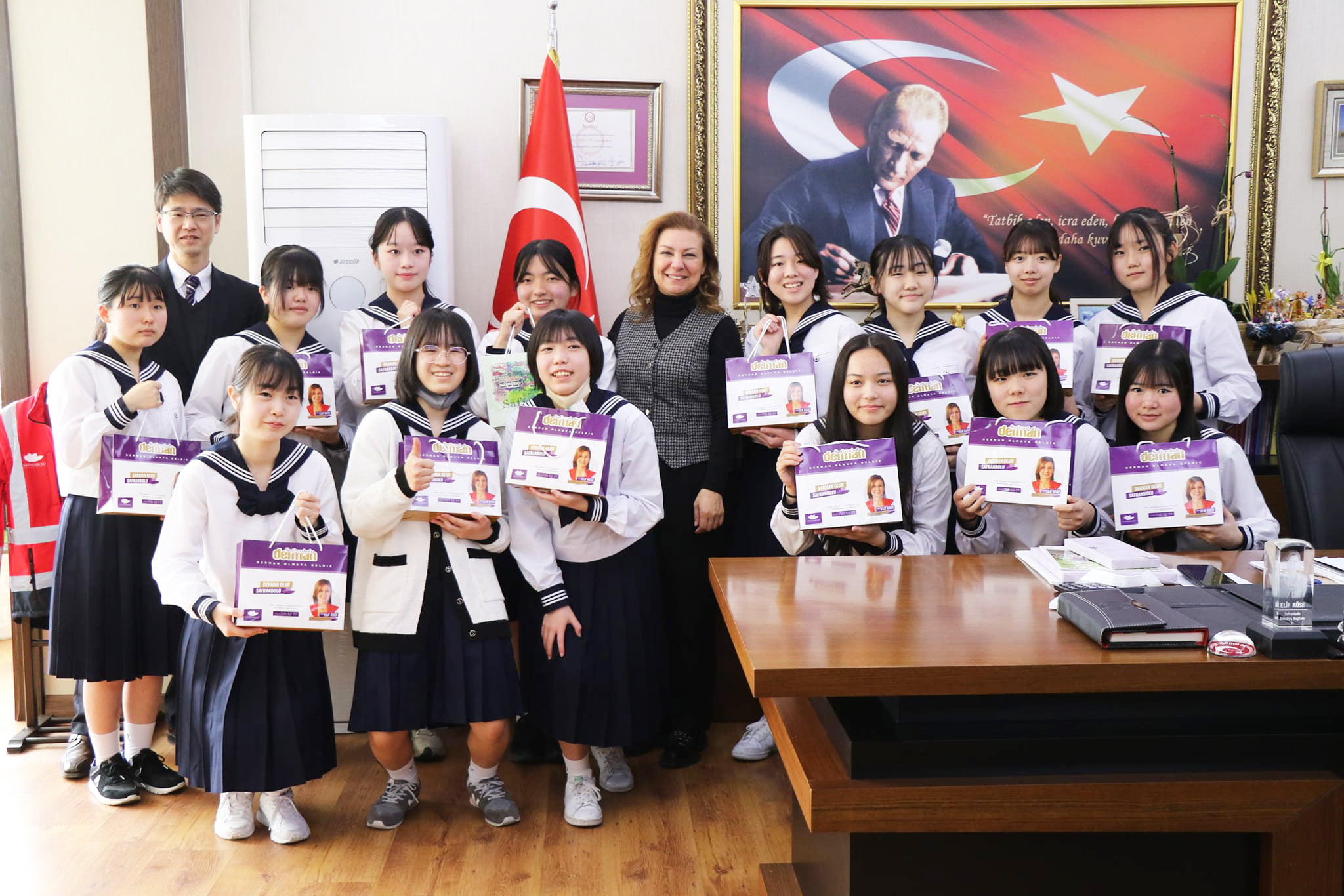 KÖSE’NİN JAPON  MİSAFİRLERİ