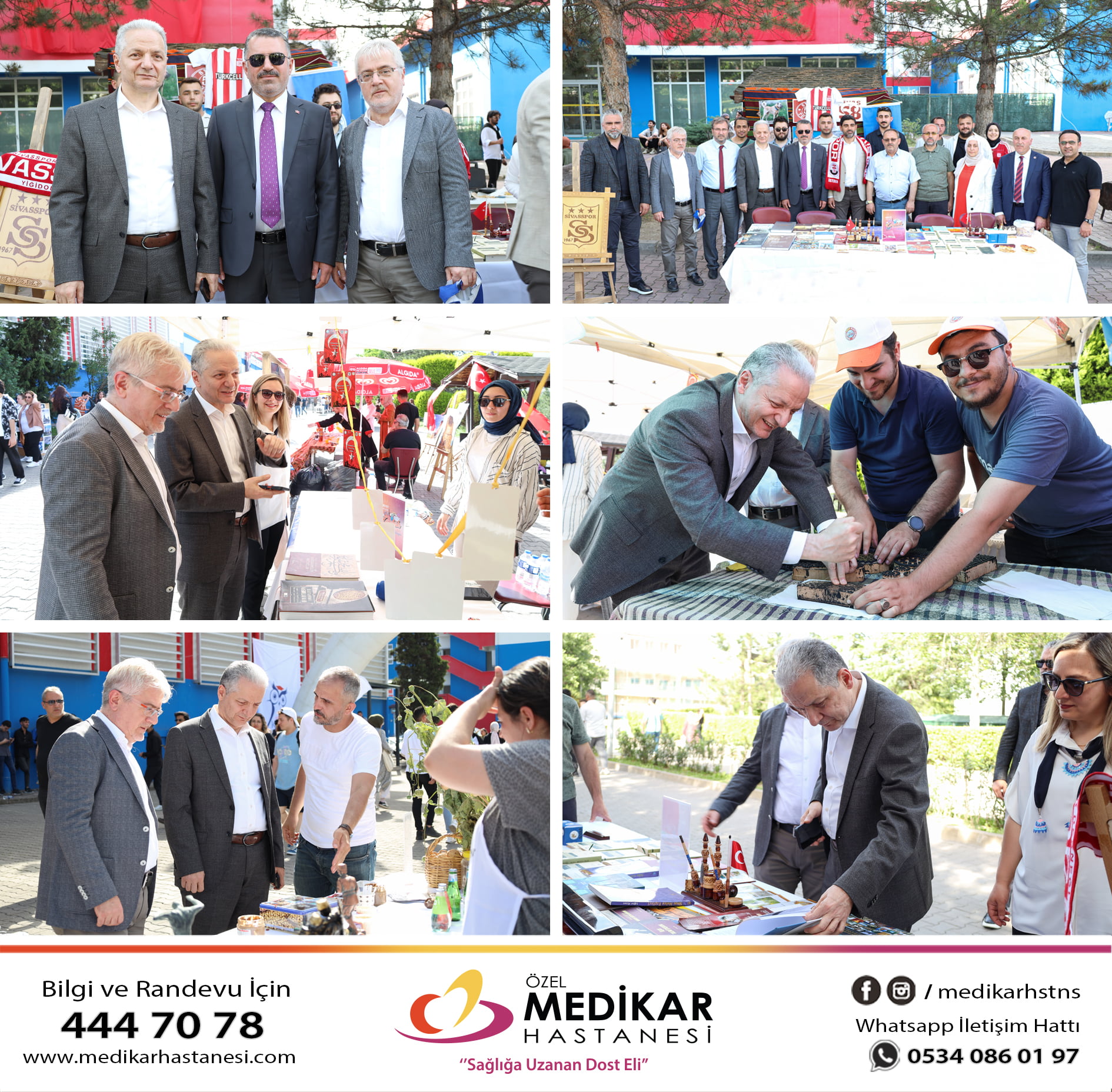  YILMAZ VE ŞAHİN STANTLARI GEZDİ