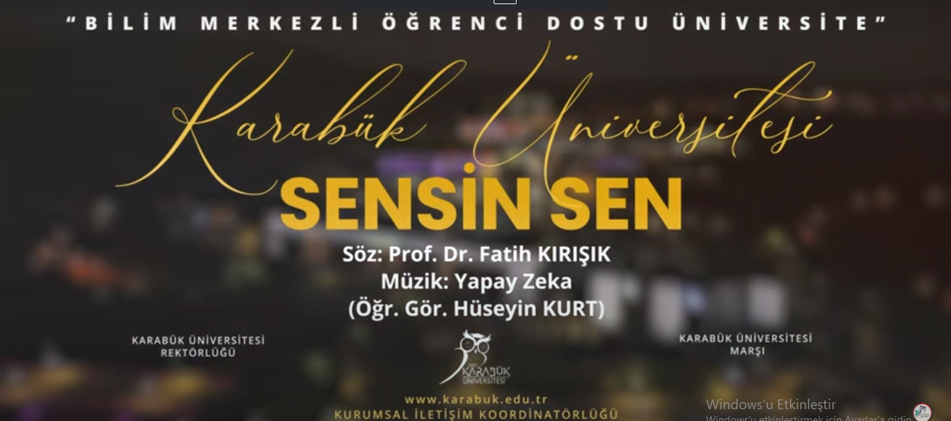 Karabük Üniversitesi Marşı