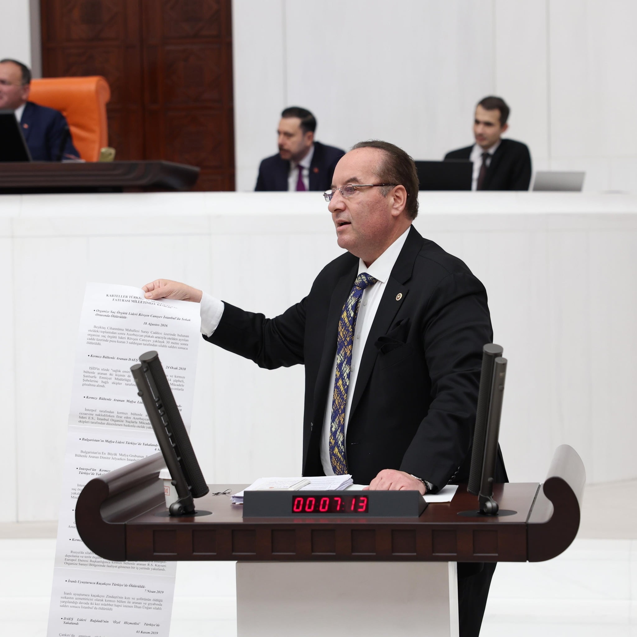 Çete Liderlerinin 20,5 Metrelik Listesi