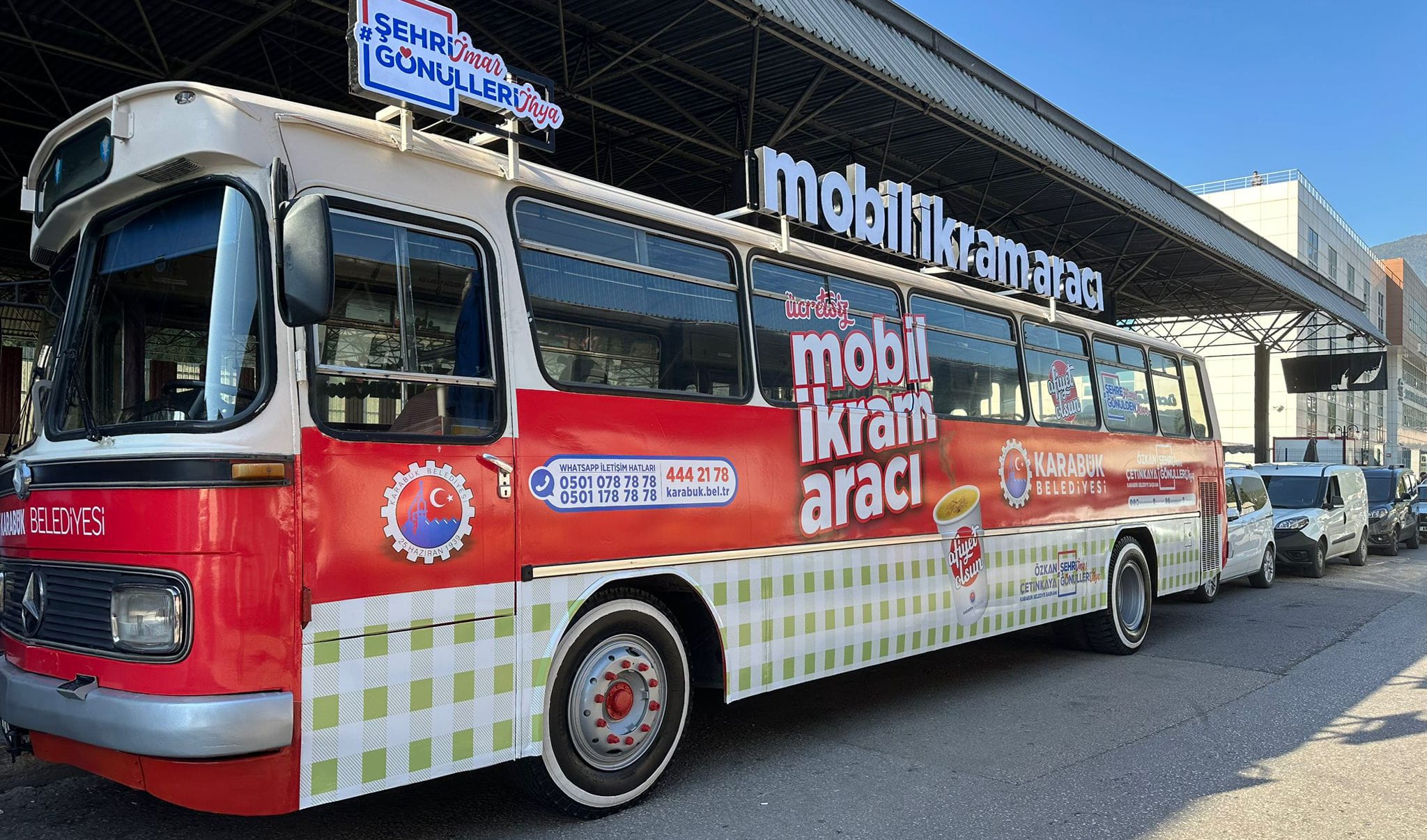 Mobil İkram Aracı  Hizmete Başladı