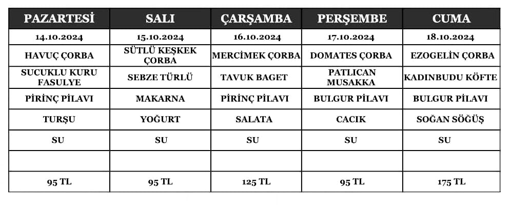 SOSYAL TESİSLER KENT LOKANTASI GİBİ