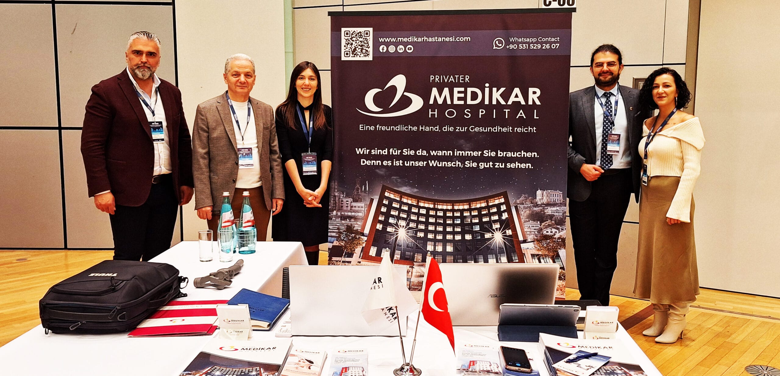 MEDİKAR HASTANESİ, FRANKFURT                      SAĞLIK TURİZMİ FUARI’NA KATILDI