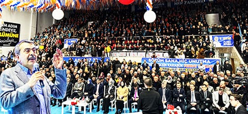 AK PARTİ KARABÜK İL KONGRESİNDE                     BÜYÜK COŞKU                     
