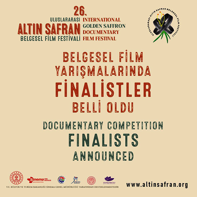 26. Uluslararası Altın Safran Belgesel                          Film Festivali’nde Finalistler Belli Oldu